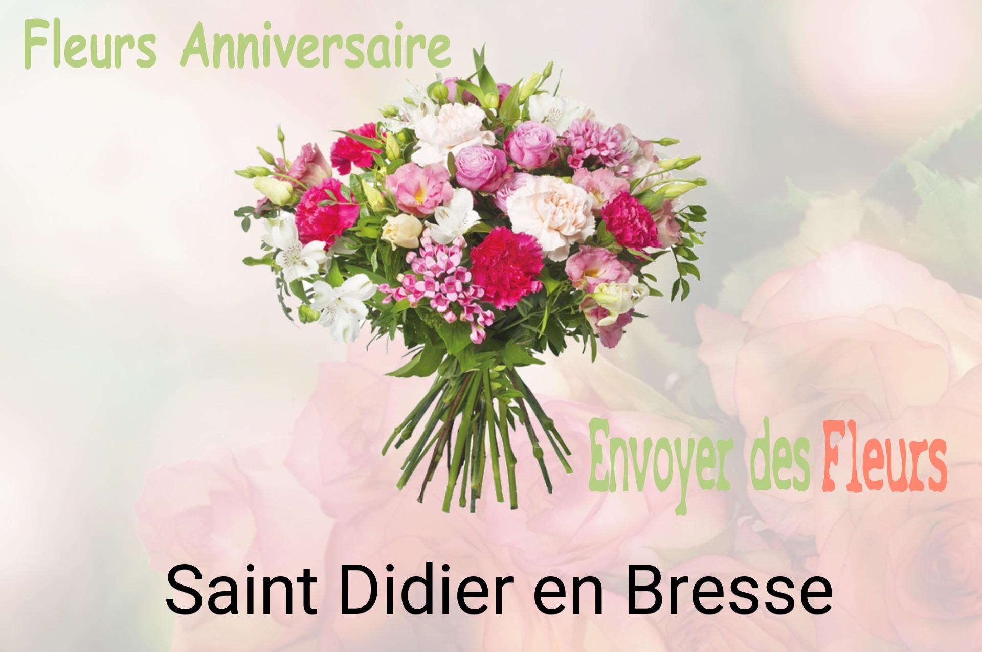 Bouquet de fleurs d’anniversaire livré à Saint-Didier-en-Bresse